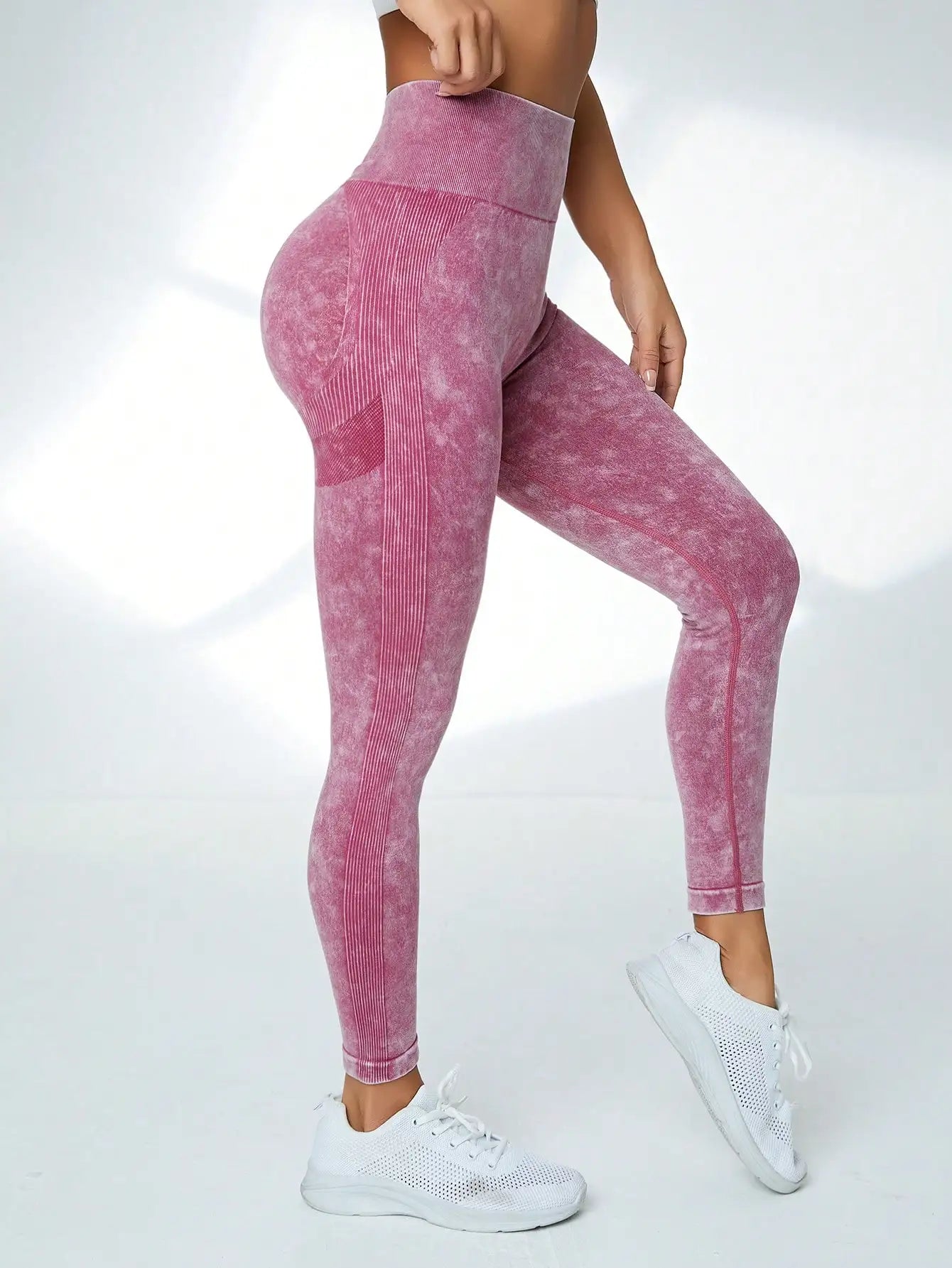 Women's Seamless High Waist Yoga Leggings for Fitness Workouts