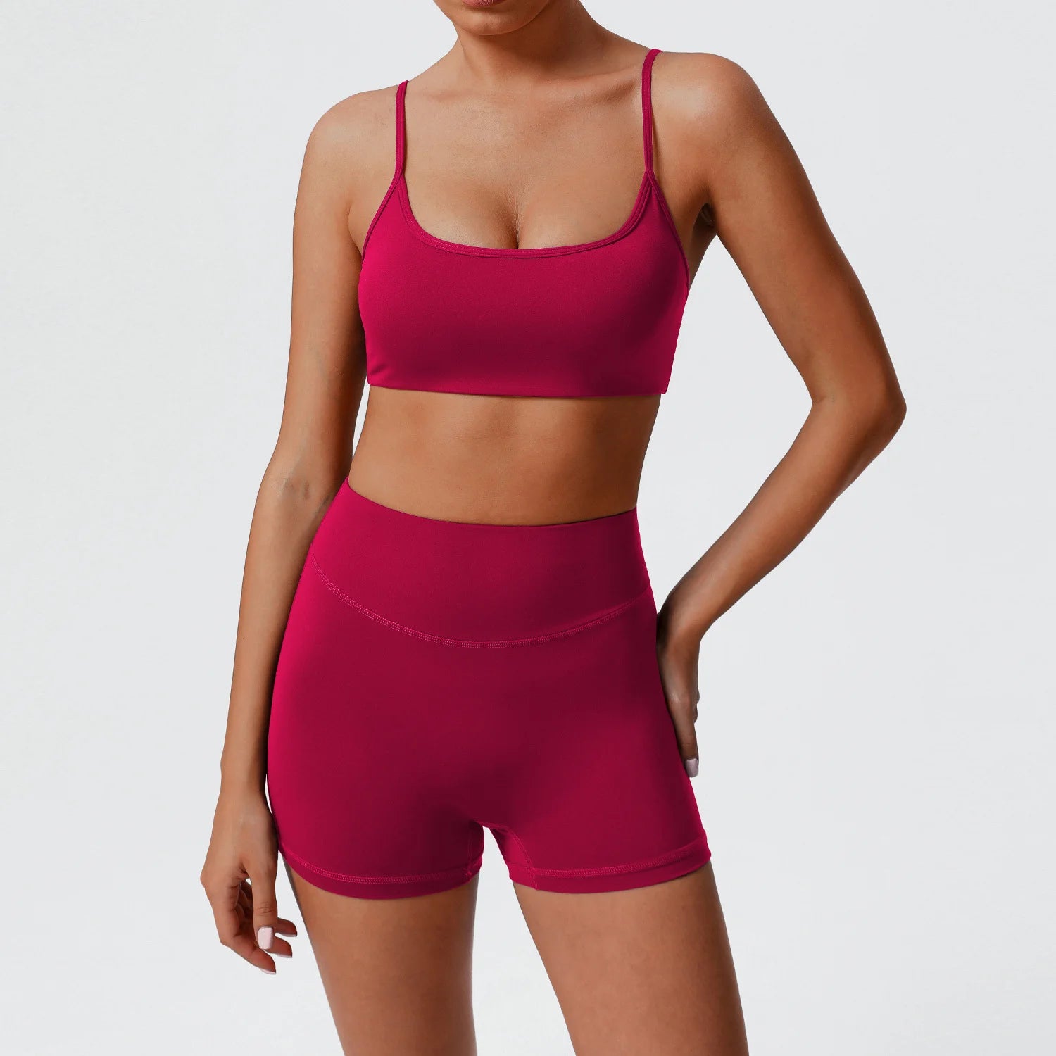 Women's 4 Piece Yoga Set Flare Pants Activewear Outfit