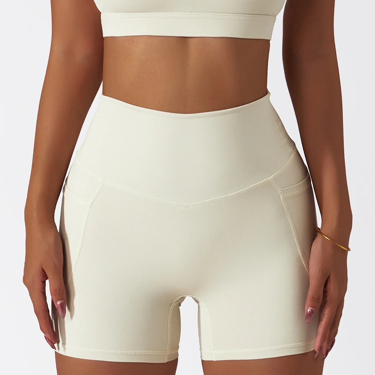 Women's Fitness Yoga Set Sports Bra and Pocket Leggings