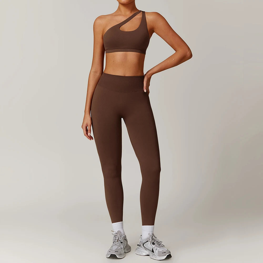 Women's Seamless Yoga Set Jacket and Leggings Activewear Outfit
