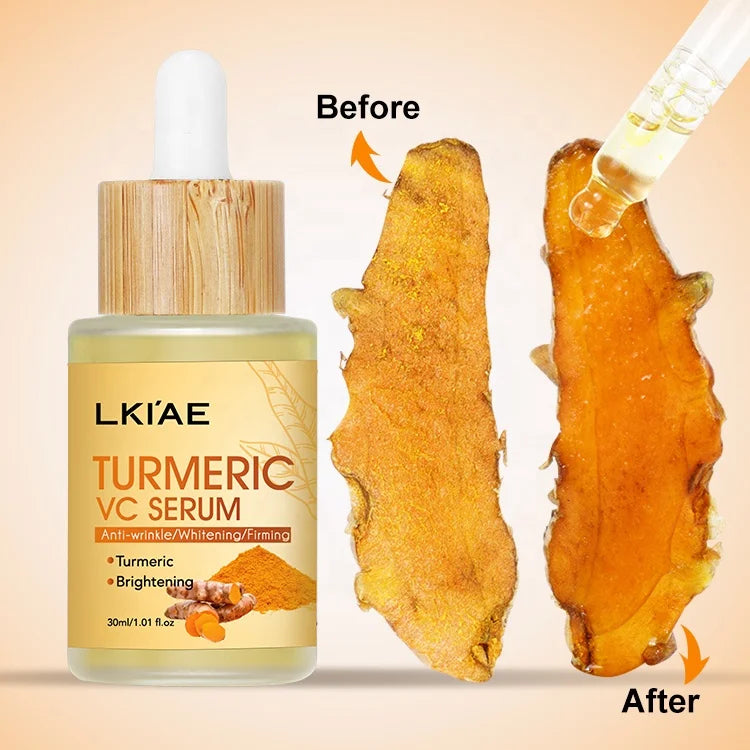 Natural Turmeric Face Serum for Brightening and Skin Repair