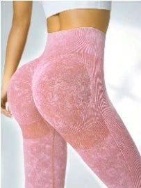 Women's Seamless High Waist Yoga Leggings for Fitness Workouts