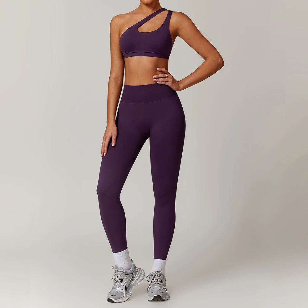 Women's Seamless Yoga Set Jacket and Leggings Activewear Outfit