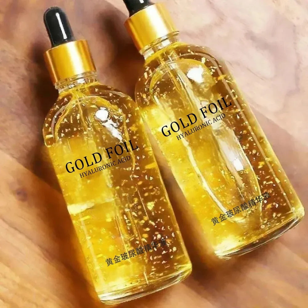 24K Gold Hyaluronic Acid Serum for Hydrated Glowing Skin