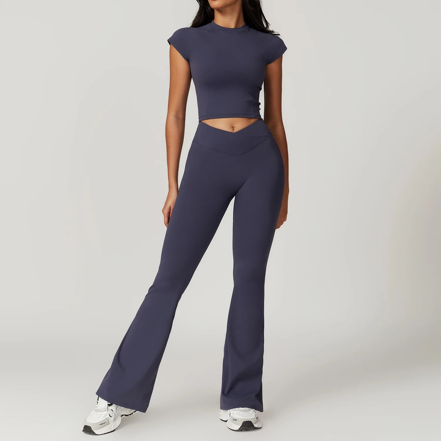 Women's Recycled Fabric Yoga Set Sports Bra and Leggings