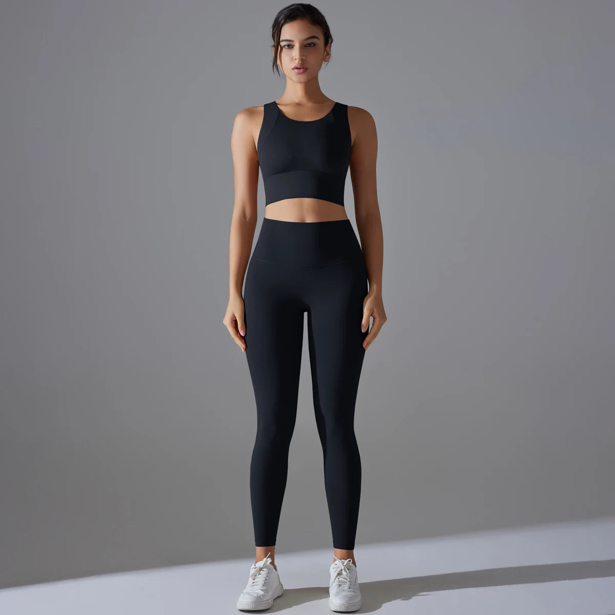 Women's High Waist Yoga Set Sports Bra and Leggings