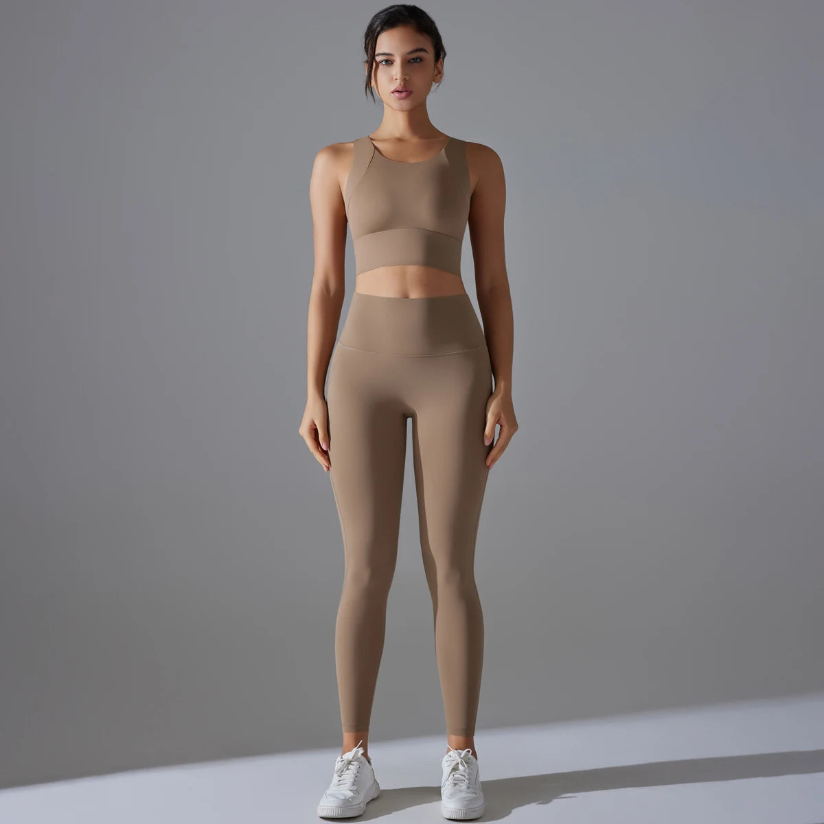 Women's High Waist Yoga Set Sports Bra and Leggings