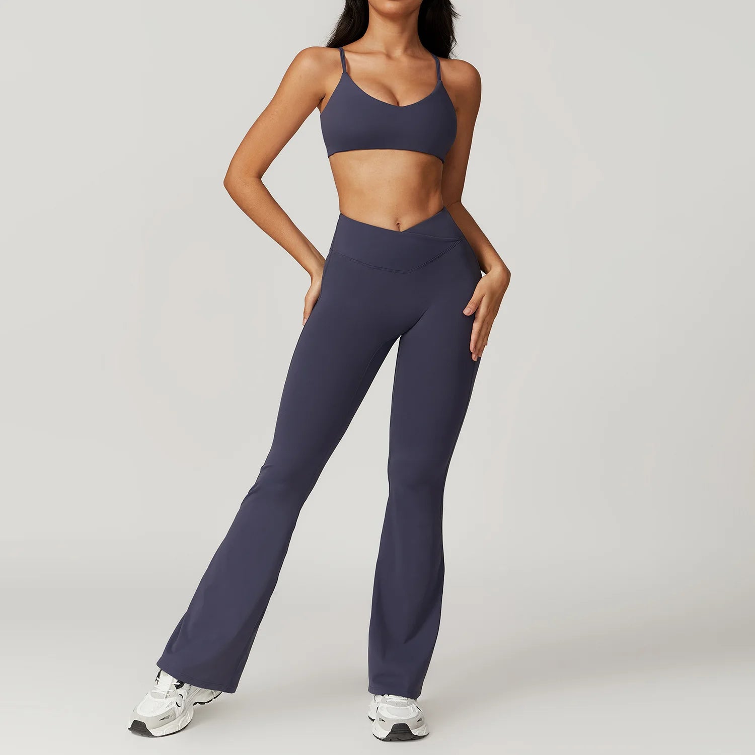 Women's Recycled Fabric Yoga Set Sports Bra and Leggings
