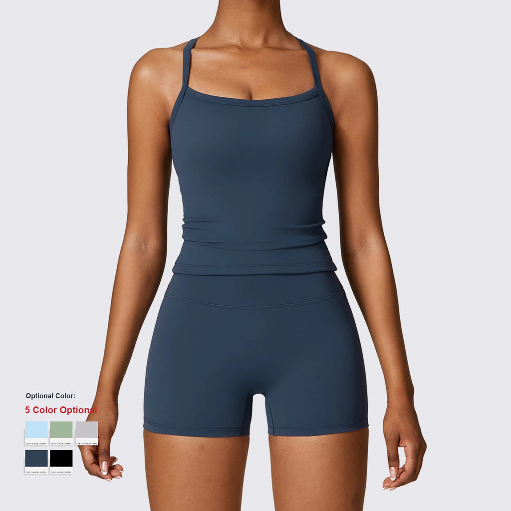 Women's Seamless Yoga Set Sports Bra and Leggings Activewear