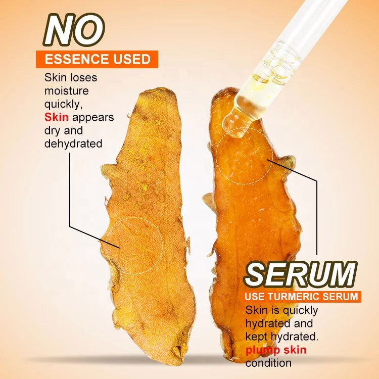 Natural Turmeric Face Serum for Brightening and Skin Repair