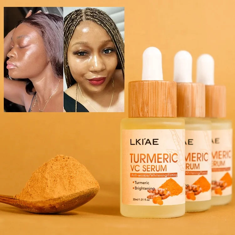 Natural Turmeric Face Serum for Brightening and Skin Repair