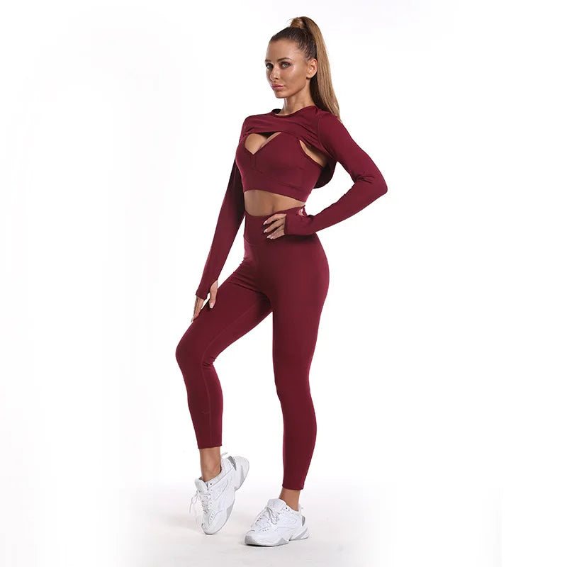 Breathable Two Piece Yoga Set