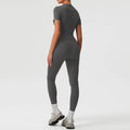 Women's 4 Piece Yoga Set Flare Pants Activewear Outfit