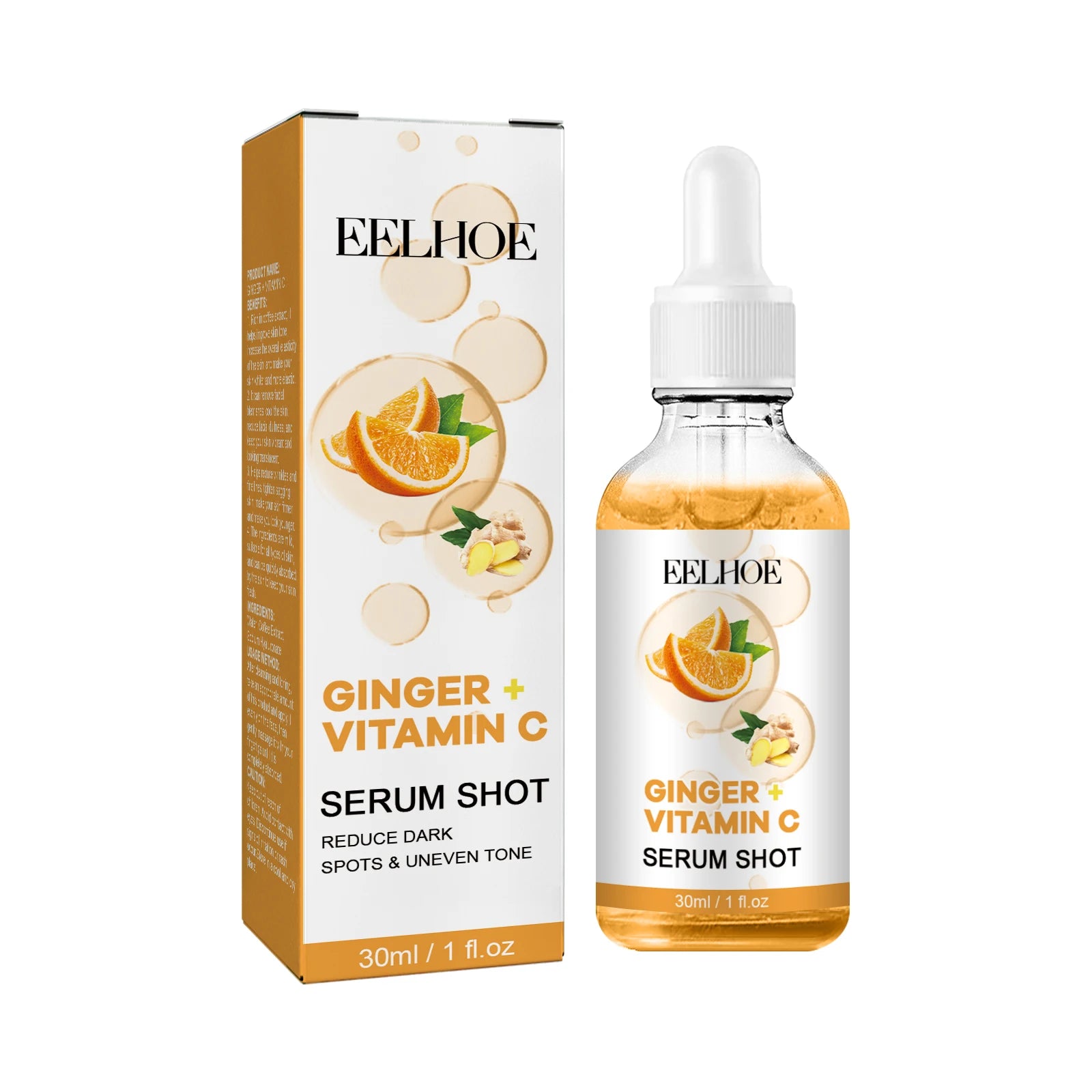 Ginger Vitamin C Facial Serum for Bright and Even Skin