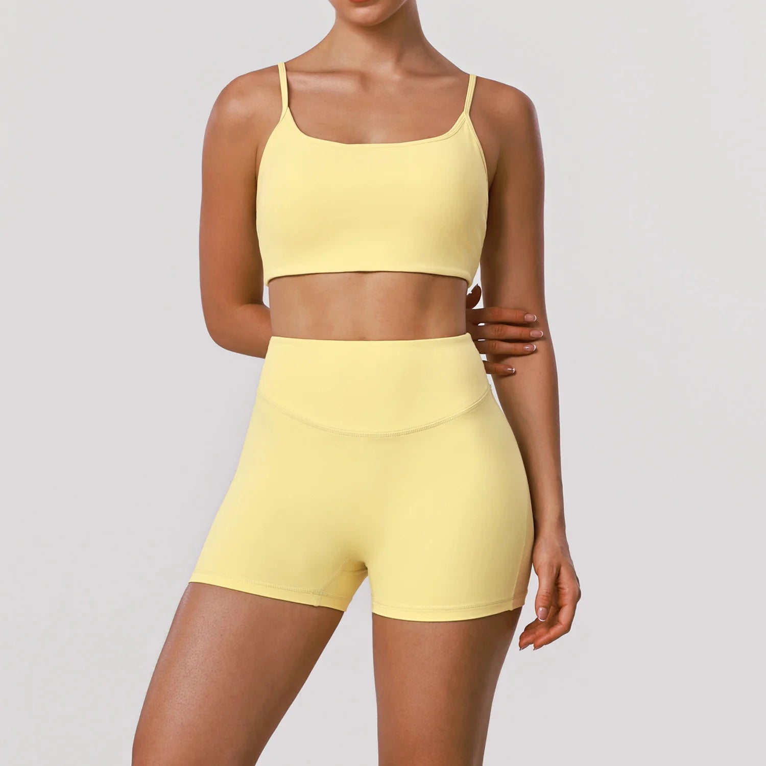 Women's 4 Piece Yoga Set Flare Pants Activewear Outfit
