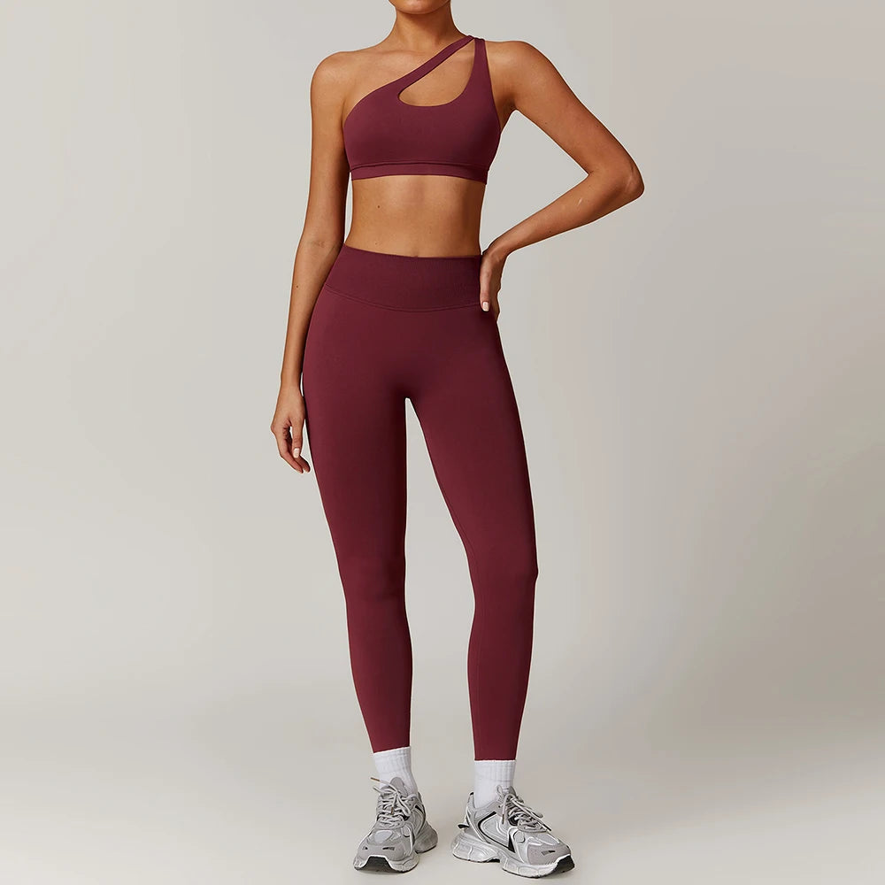 Women's Seamless Yoga Set Jacket and Leggings Activewear Outfit