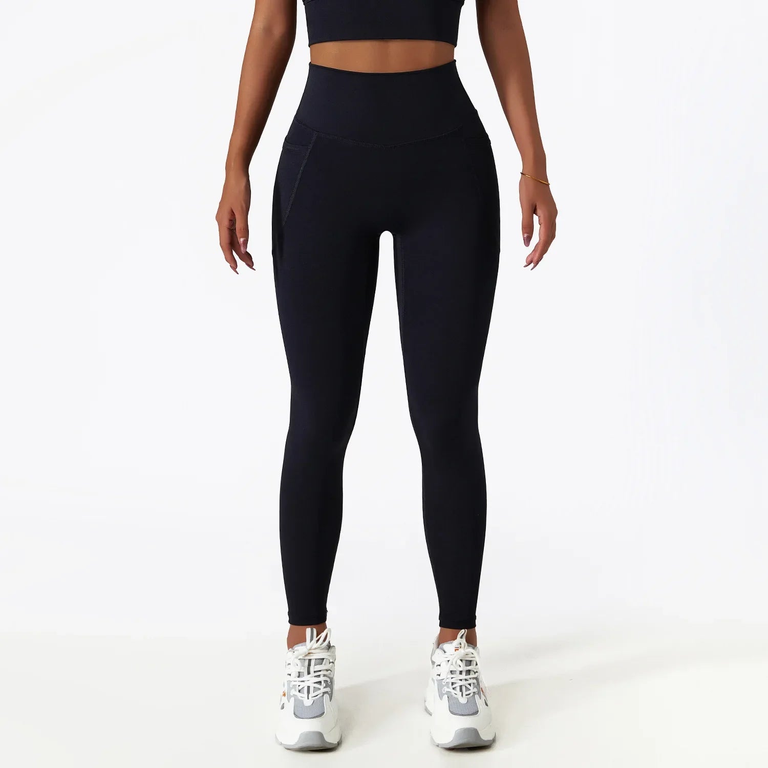 Women's Fitness Yoga Set Sports Bra and Pocket Leggings