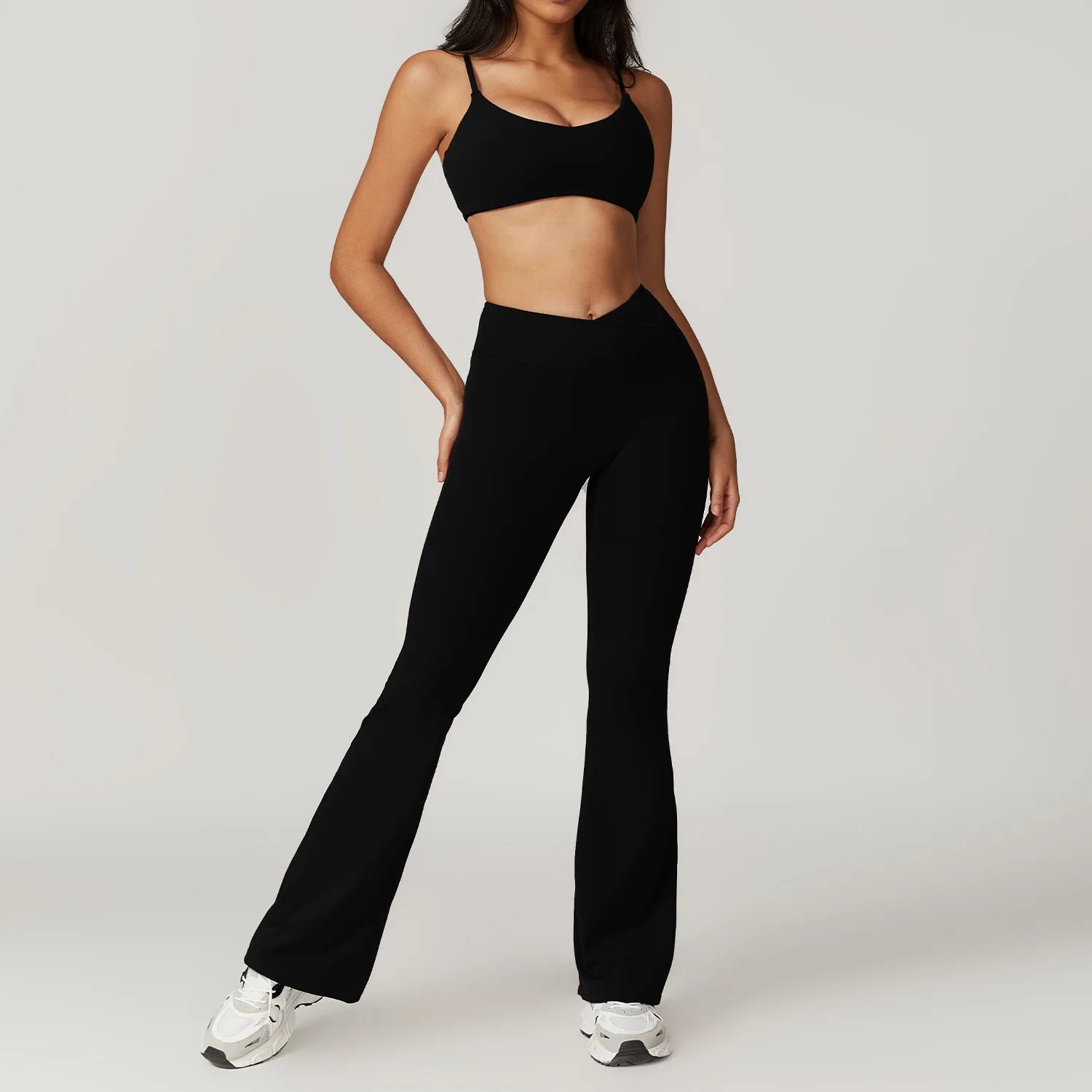 Women's Recycled Fabric Yoga Set Sports Bra and Leggings
