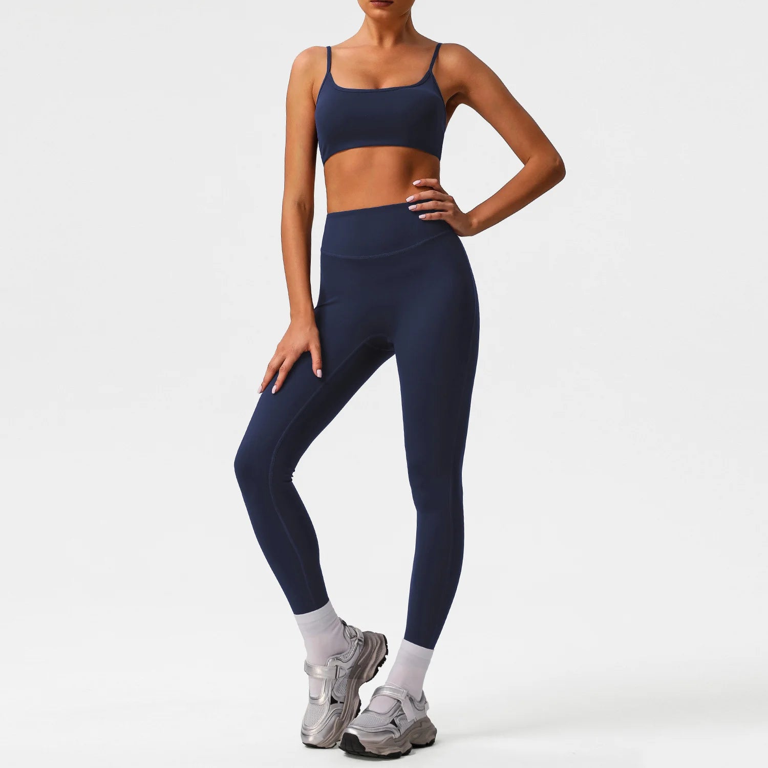 Women's 4 Piece Yoga Set Flare Pants Activewear Outfit