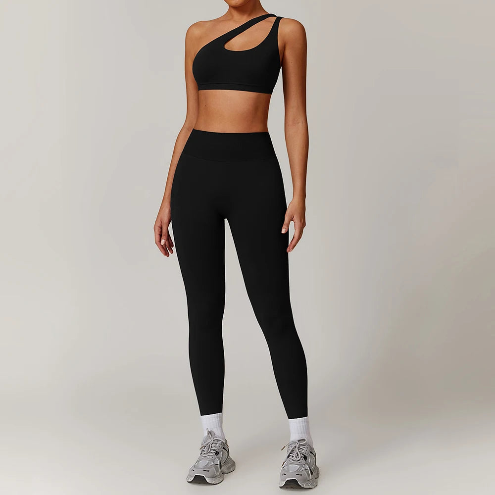 Women's Seamless Yoga Set Jacket and Leggings Activewear Outfit