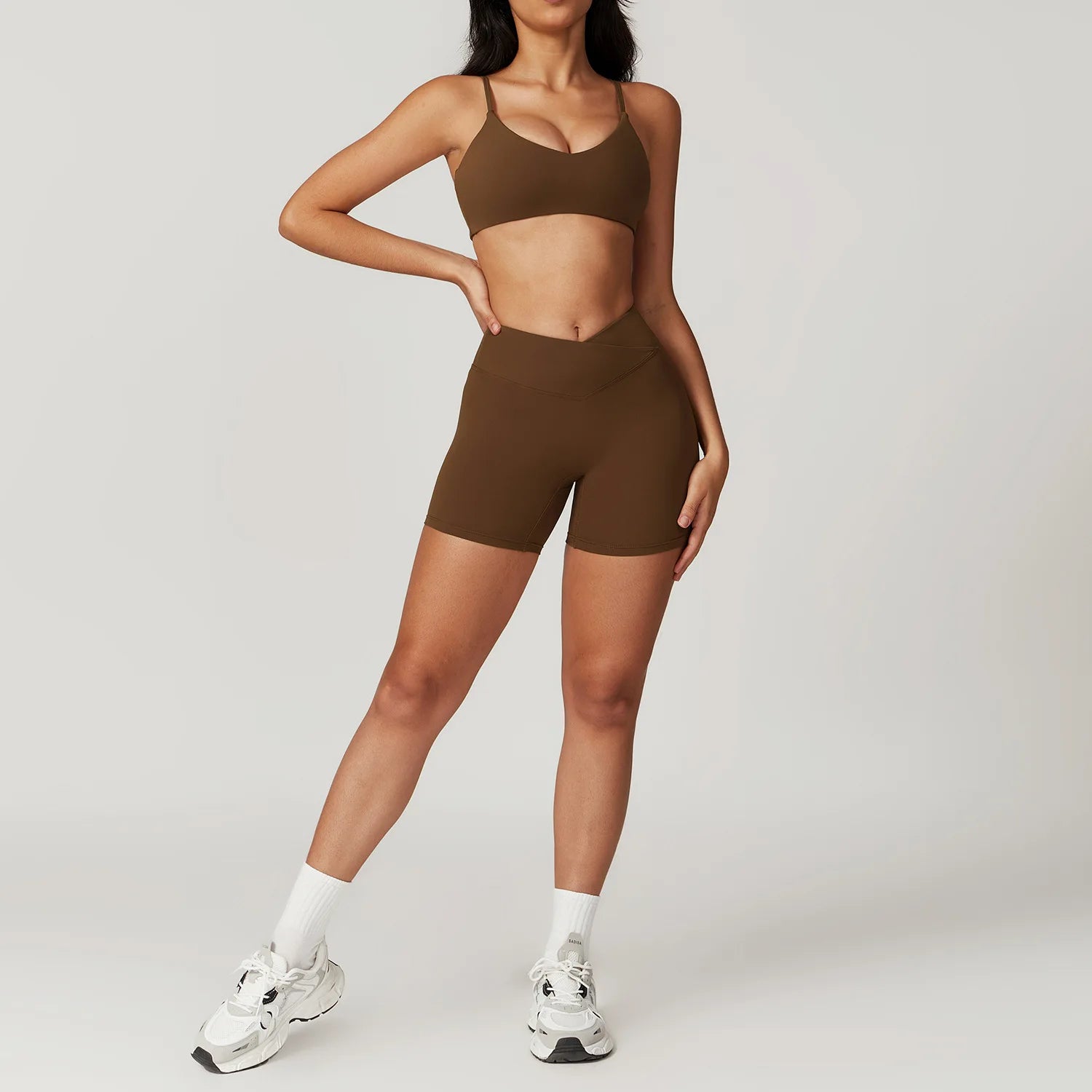 Women's Recycled Fabric Yoga Set Sports Bra and Leggings
