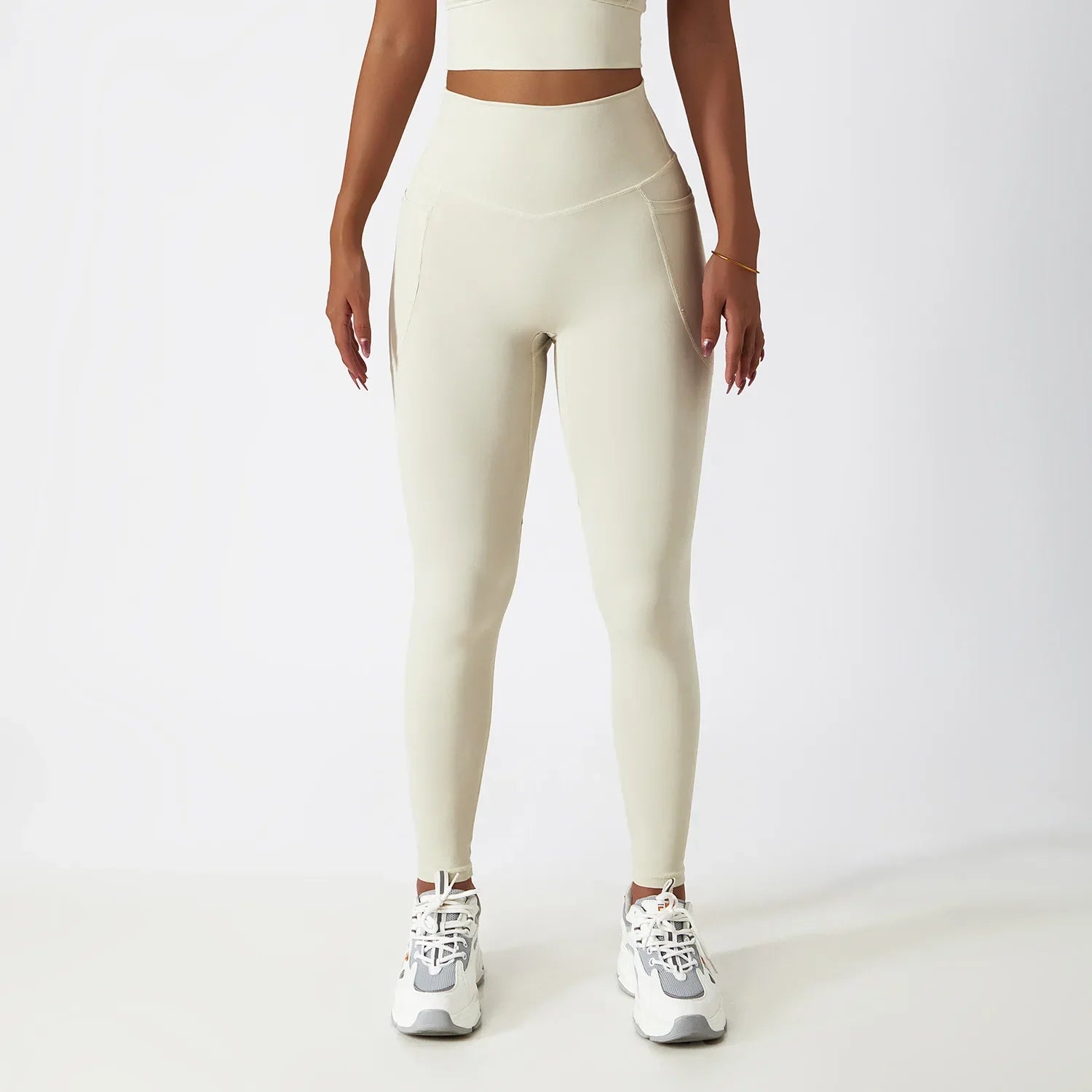 Women Yoga Set with Pocket Leggings