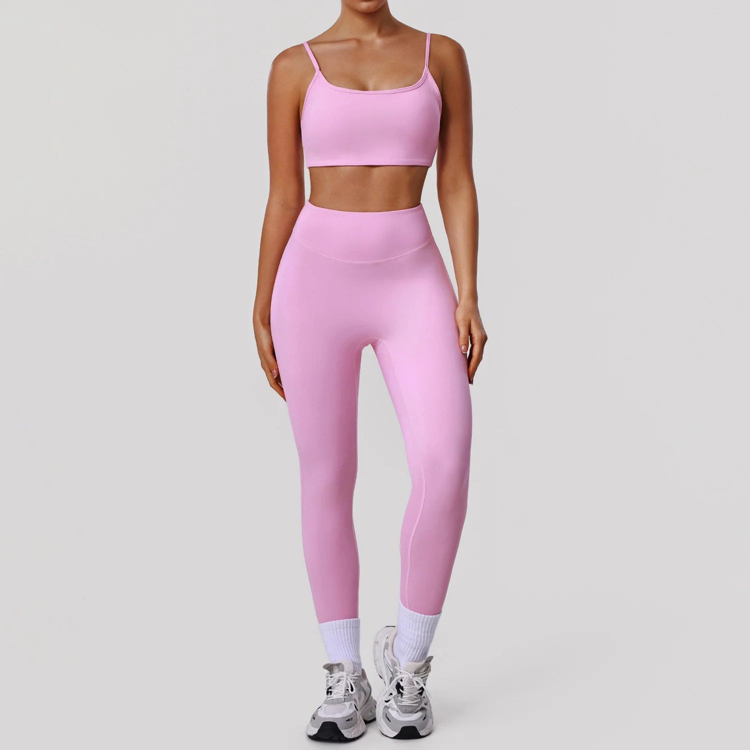 Women's 4 Piece Yoga Set Flare Pants Activewear Outfit
