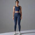 Women's High Waist Yoga Set Sports Bra and Leggings
