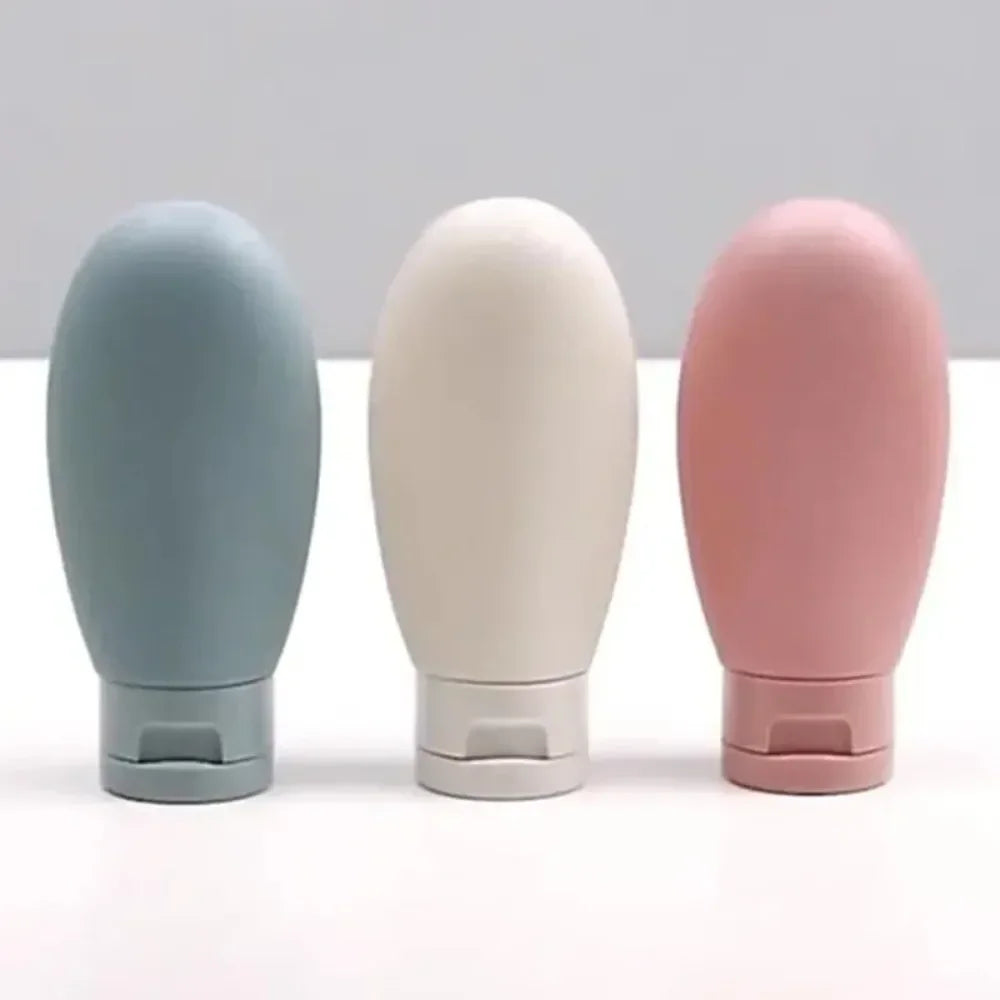 4 Piece Travel Bottle Set Refillable Cosmetic Containers for Toiletries