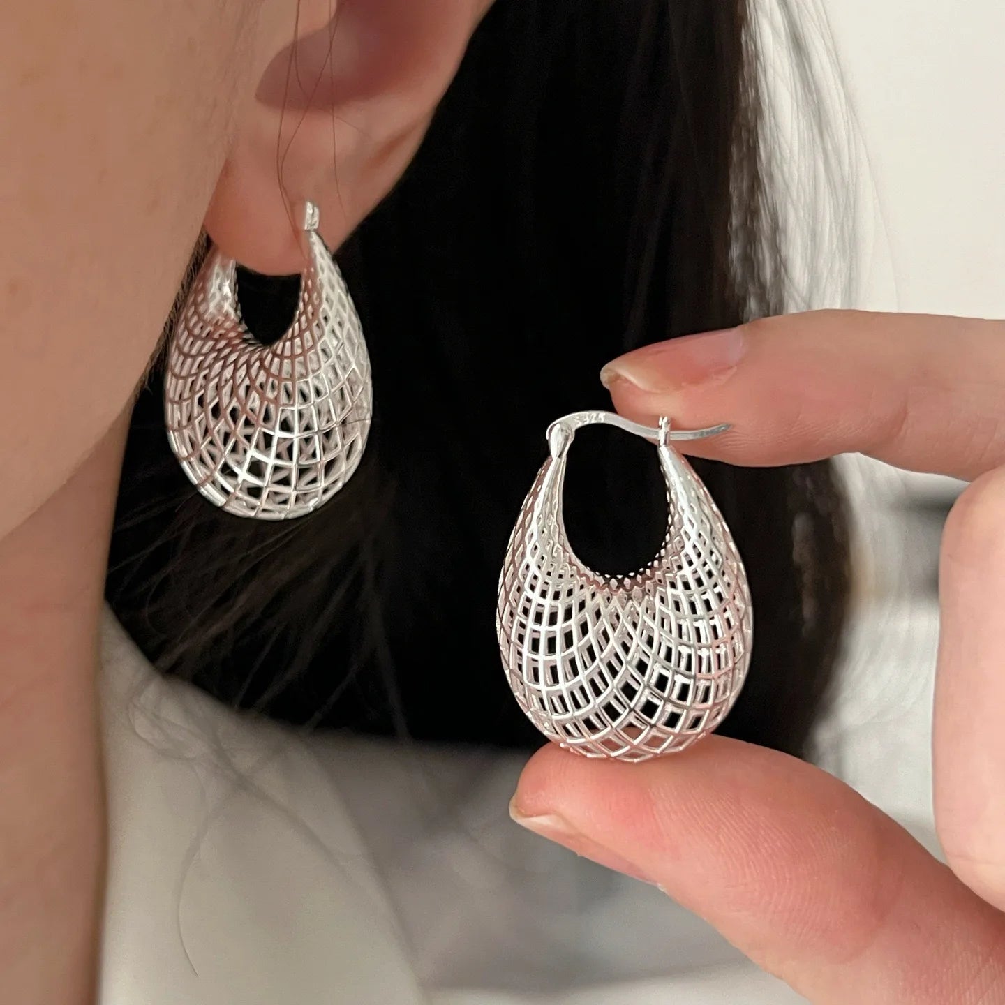 925 Silver Vintage Earrings