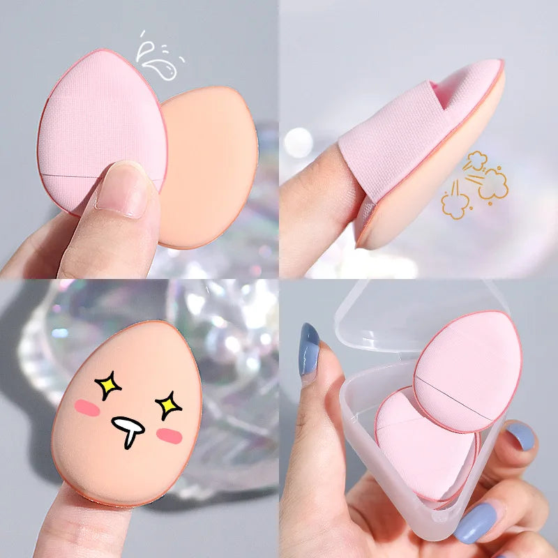 3 Piece Mini Makeup Puff Set for Foundation and Concealer