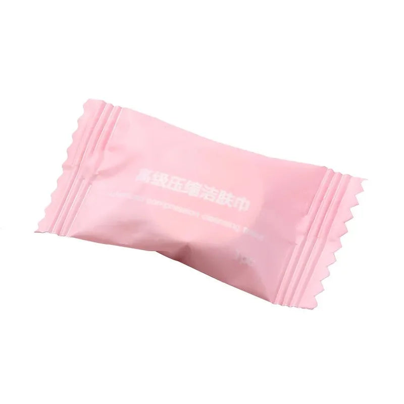 Portable Compressed Towels Disposable Face Cleansing Wipes for Travel