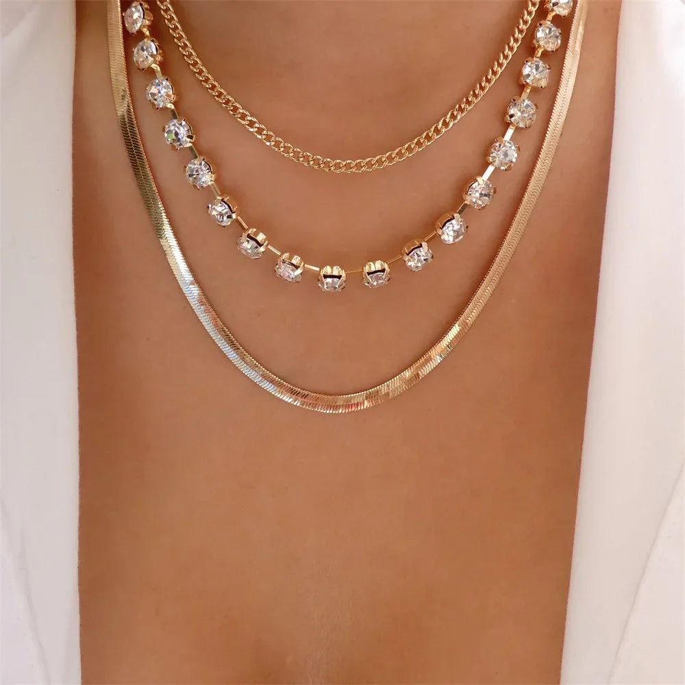 Vintage Gold Coin Chain Necklace