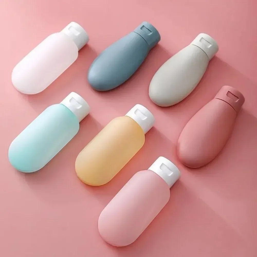 4 Piece Travel Bottle Set Refillable Cosmetic Containers for Toiletries