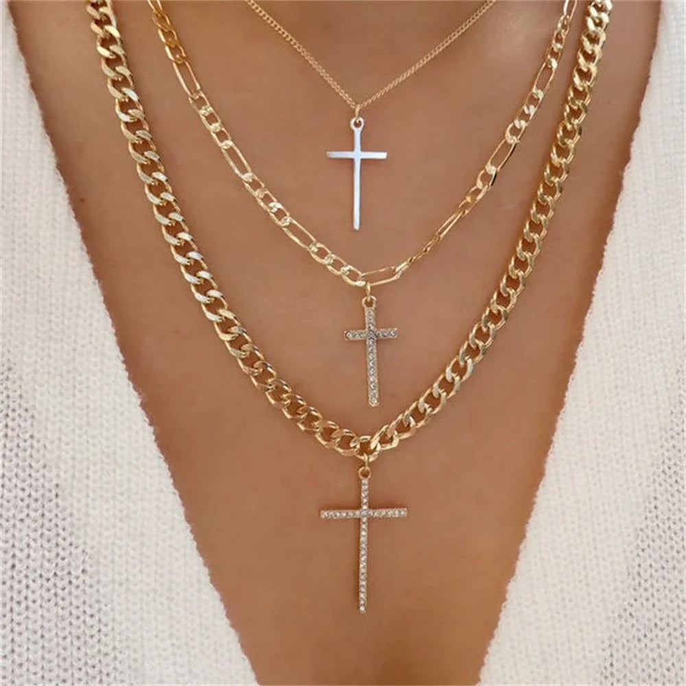 Vintage Gold Coin Chain Necklace